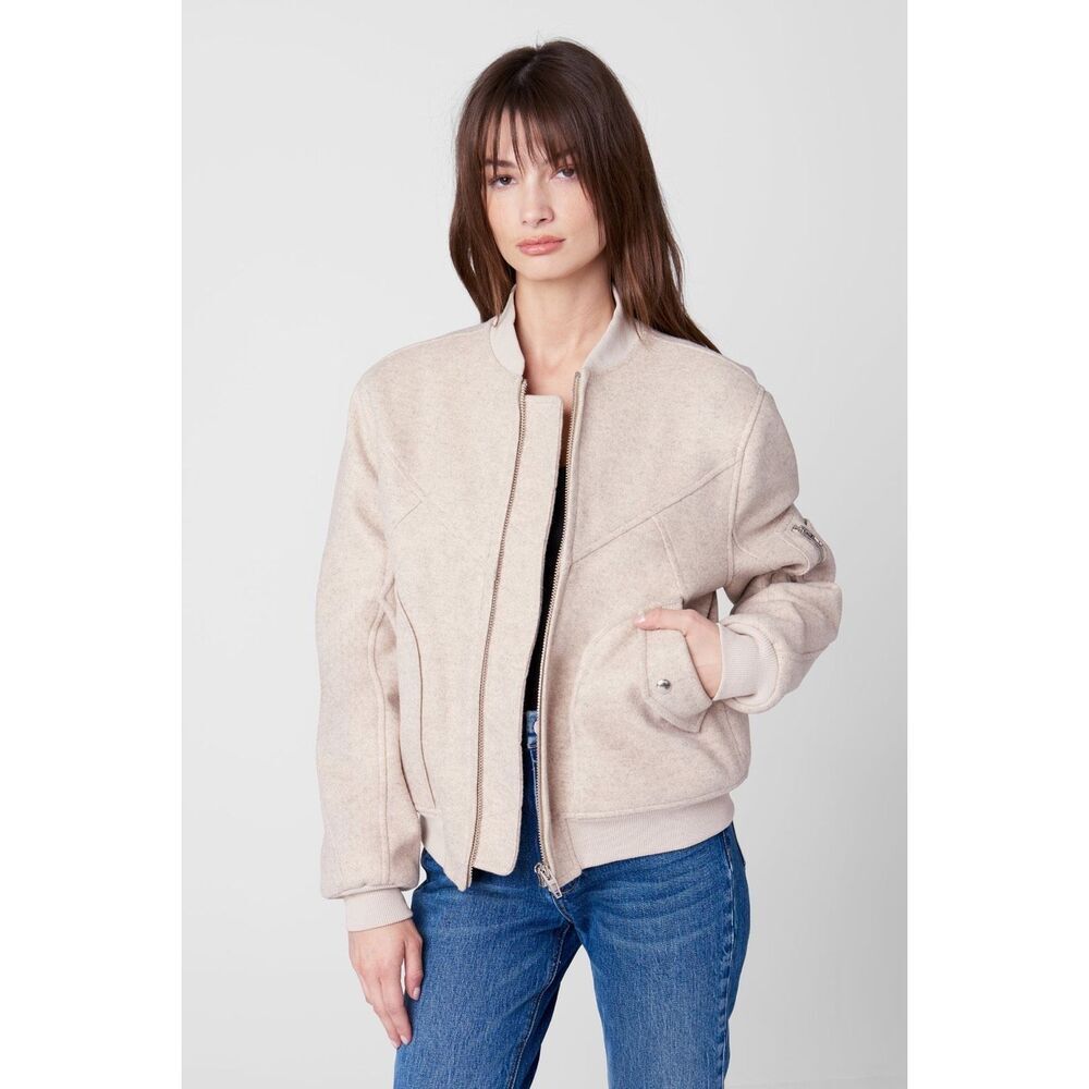 Blanknyc Heaven Sent Woven Bomber Jacket size M NWOT